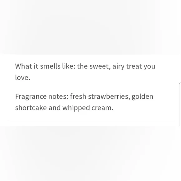 Bath & Body Works Strawberry Pound Cake Body Cream NWT - Picture 2 of 2